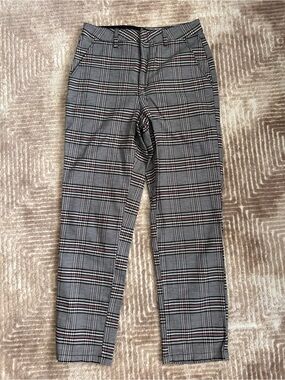 Classic Gray Glen Plaid Men’s Dress Pants
